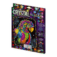 Набор для творчества картина кристалами Crystal mosaic Попугай