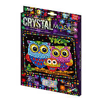 Набор для творчества картина кристалами Crystal mosaic Совы