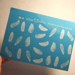 Наліпка слайдер дизайн для нігтів VS NAILS W-4