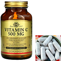 Витамин С Солгар Solgar Vitamin C 500 мг 100 капсул