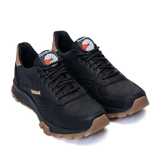 Купить Мужские кожаные кроссовки Reebok, мужские демисезонные кроссовки ...