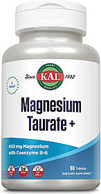 Таурат магнію плюс 400 мг (Magnesium Taurate +) KAL, 90 таблеток