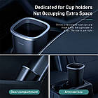 Автомобільна урна-контейнер для сміття 800 мл Baseus Dust-free Vehicle-mounted Trash Can, фото 4