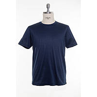 Однотонна темно-синя футболка дитяча-підлітка 158-164 зріст Crivit