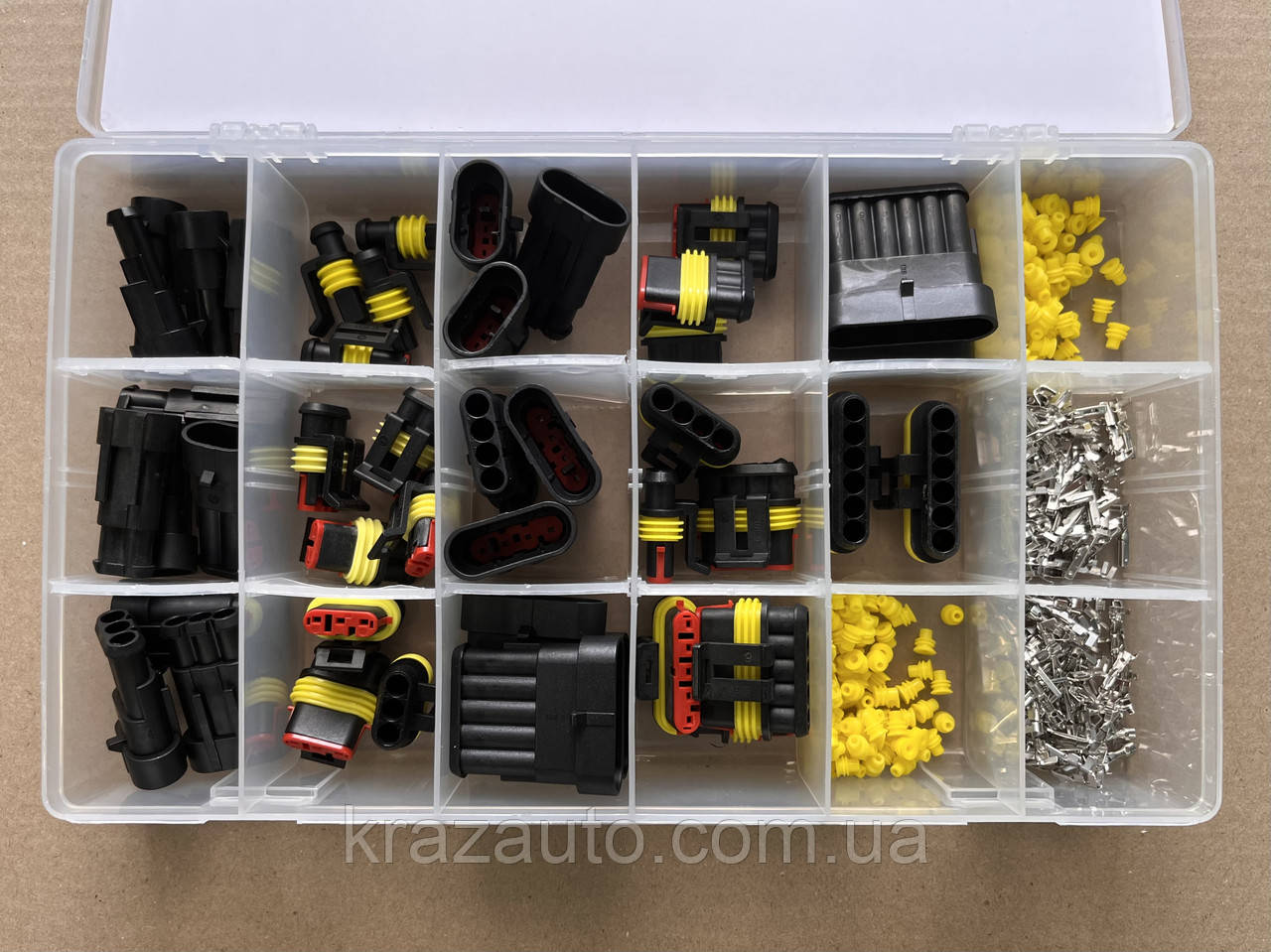 Набір герметичних роз'ємів для електричних контактів вир-во YATO YT-06869, фото 1