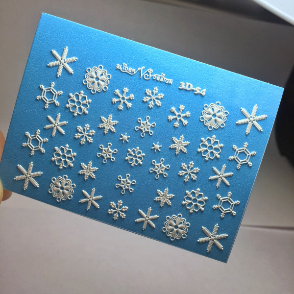 Наліпка слайдер дизайн для нігтів VS NAILS 3D-54, фото 1