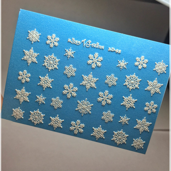 Наліпка слайдер дизайн для нігтів VS NAILS 3D-55, фото 1