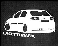 Виниловая наклейка на авто - Chevrolet Lacetti Mafia размер 30 см