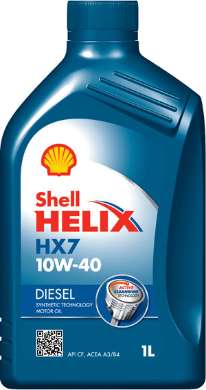 Олива Shell Helix HX7 Diesel 10W-40, 1л (шт.), фото 1