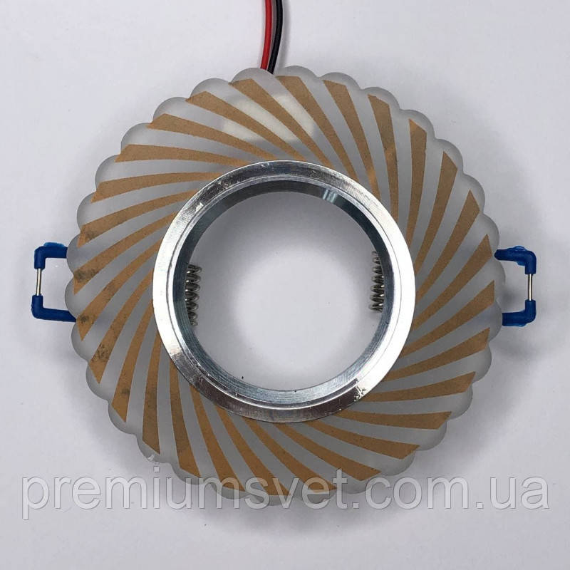 Точкові світильники ST6307 спот Lemanso прозорий MR16+підсвітка 3W RGB з драйвером, фото 1