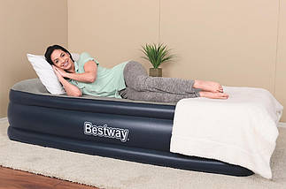 Надувне ліжко Bestway 67628 з насосом розмір 97х191х46 см односпальна, фото 5