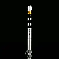 Світловий, лазерний меч Neopixel зі звуком і вибором кольору RGB по типу Зоряні війни - Срібло