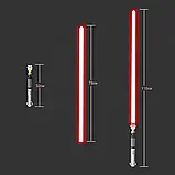 Світловий, лазерний меч Neopixel зі звуком і вибором кольору RGB по типу Зоряні війни - Срібло, фото 9