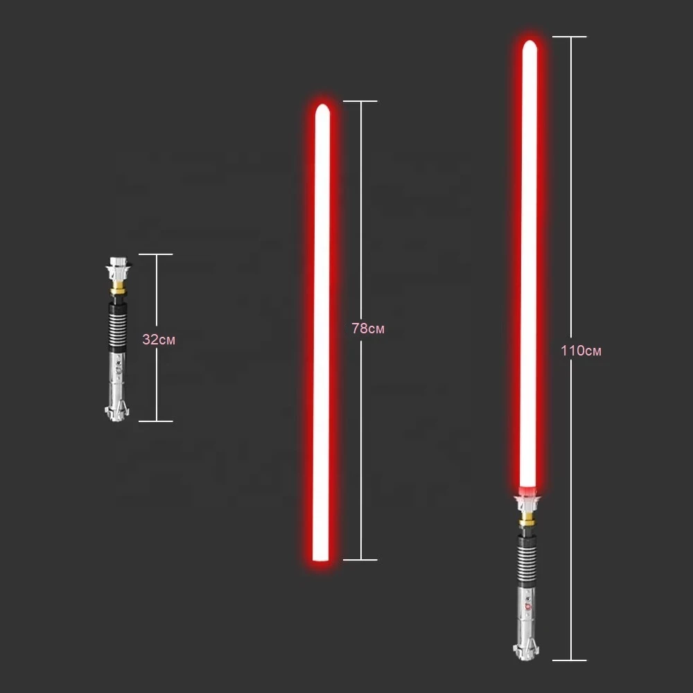 Световой, лазерный Меч Neopixel со звуком и выбором цвета RGB по типу Звездные войны - Серебро - фото 9 - id-p1657502489