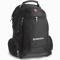 Рюкзак туристический Backpack "1522" 35л Черный городской спортивный рюкзак с водонепроницаемым чехлом (GK)