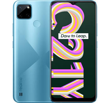 Смартфон Realme C21Y 4/64 Blue, 13+2+2/5Мп, 2sim, 6.5" IPS, 5000mAh, 4G (LTE), 8 ядер