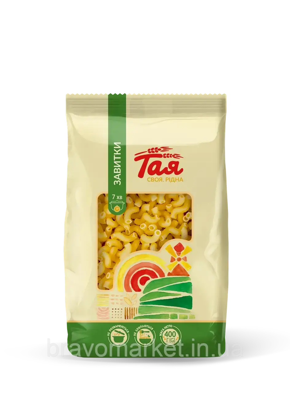Макарони Завитки ТМ Тая 400 г, фото 1