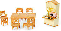 Набор Sylvanian Families Столовая 5340 Calico Critters CC1809 Dining Room Set