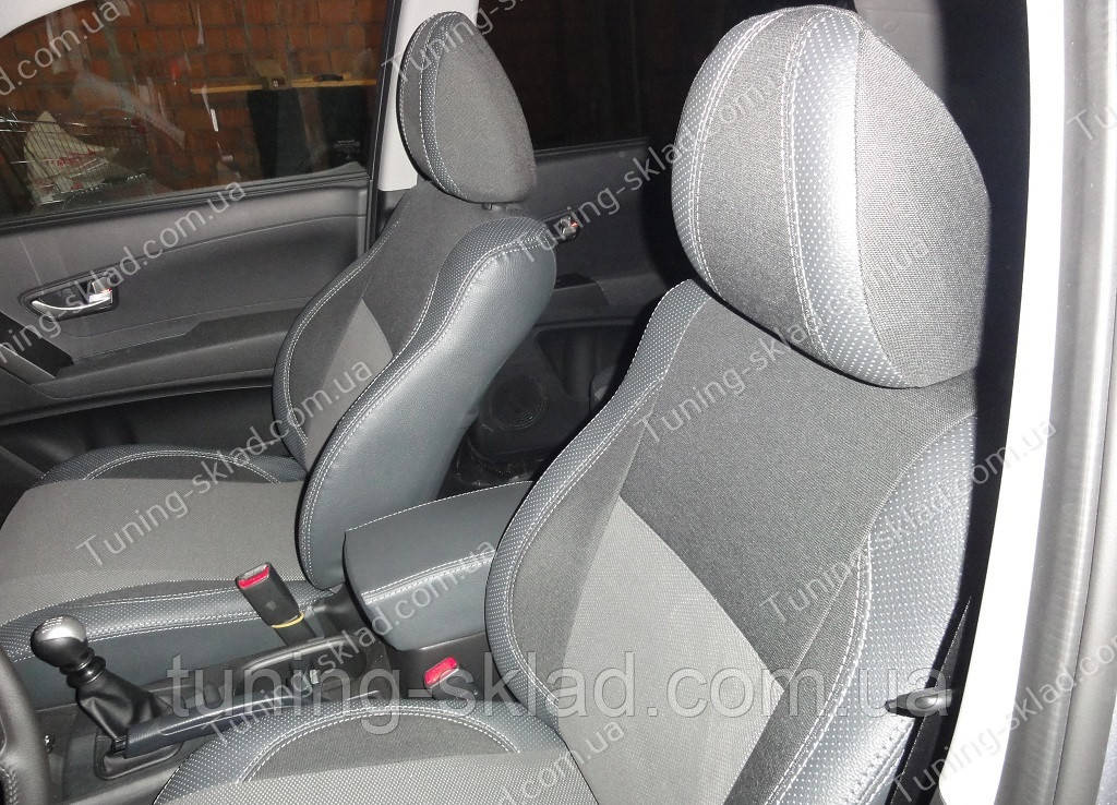 Чохли на сидіння Санг Йонгнордо (чохли з екошкіри Ssang Yong Korando стиль Premium), фото 1