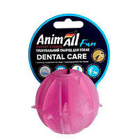 Іграшка AnimAll Fun для собак, м&apos;яч Вкусняшка, 5 см, фіолетова