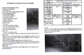 RGB-контролер 18А з сенсорним пультом ДУ