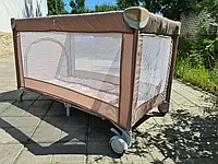 Манеж детский CARRELLO Piccolo+ CRL-11501/2 Sand Beige с двумя уровнями дна