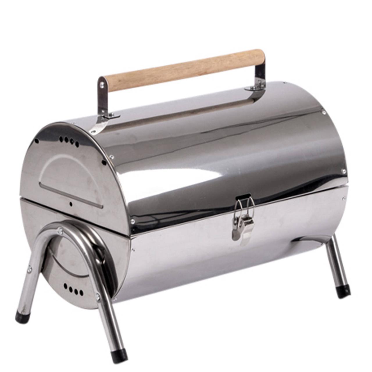Гриль вугільний Bo-Camp Barrel Silver (8108381), фото 1