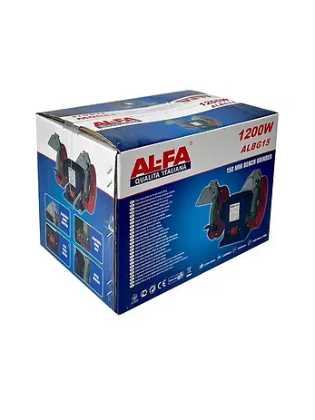 Точило AL-FA ALBG15 мідне обмотування, фото 4
