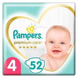 Підгузки Pampers Premium Care 4 (9-14 кг), 52 шт.