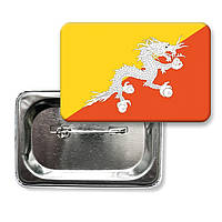 Значок флаг Бутан