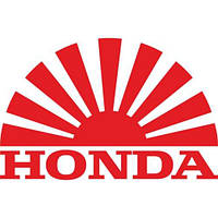 Виниловая наклейка на авто - Японський прапор Honda размер 20 см