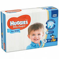 Подгузники Huggies Ultra Comfort 5 для мальчиков (12-22кг) 42шт