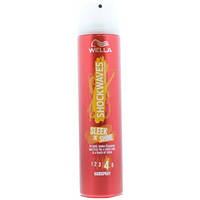 Лак для волос Wella Shockwaves Sleek N Shine Hairspray, 250 мл