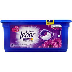 Гель-капсули для прання Lenor Amethyst Color для кольорової білизни, 30 шт.