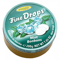 Леденцы FINE DROPS Mint Bonbons Мята, 200 г