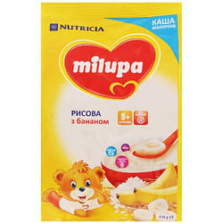 Молочна каша Milupa Рисова з бананом, 210 г