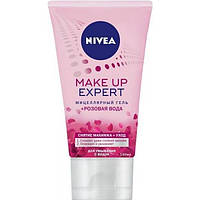 Мицеллярный гель Nivea Make up Еxpert для умывания + розовая вода, 150 мл