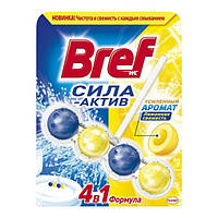 Освежитель для унитаза Bref Power Active Лимонная свежесть 50 г