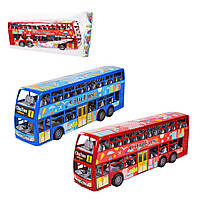 Автобус XY818 в пакете – 23.5*44 см, р-р игрушки – 38*8.5*14 см TZP171