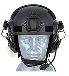 Навушники активні EARMOR M32H з адаптерами до рельсів ARC шолома FAST, Колір: Green, фото 4