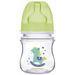 Пляшка із широким отвором EasyStart Canpol babies антиколькова, 120 мл