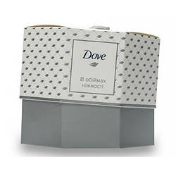 Подарунковий набір Dove В обіймах ніжності (мило + роликовий дезодорант)