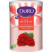 Туалетное мыло Duru Роза с увлажняющим кремом,4х100 г