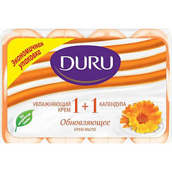 Мило Duru Soft Sensations Крем і календула, 4 х 90 г