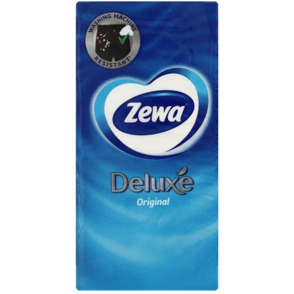 Бумажные носовые платки Zewa Deluxe 3-х слойные, 1 шт - фото 1 - id-p1376893020