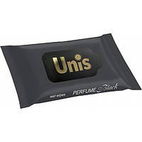 Антибактериальных влажные салфетки Unis Perfume Black, 15 шт