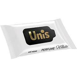 Антибактеріальних вологих серветки Unis Perfume White, 15 шт.