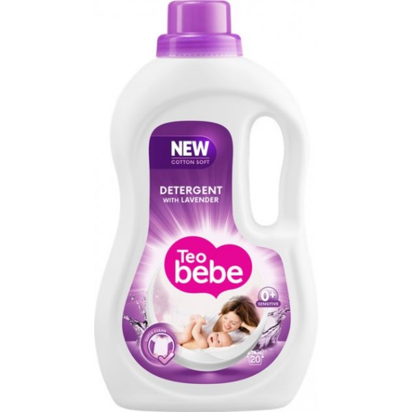 Гель для прання Teo Bebe Cotton Soft Lavander, 1.1 л (20 прань)