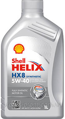 Олива Shell Helix HX8 5W-40, 1 л (шт.)