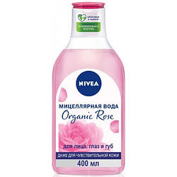 Міцелярна вода Nivea Organic Rose, 400 мл